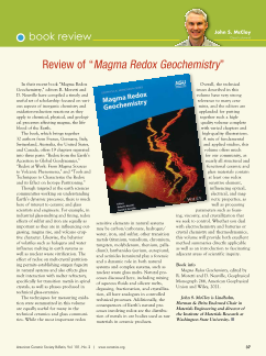 Book review “Magma Redox Geochemistry