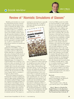 Book review: Atomistic Simulations of Glass