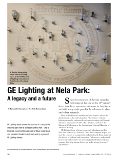 GE Lighting at Nela Park: A legacy and a future