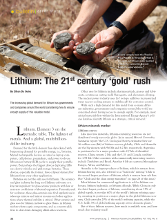 Lithium: The 21st century 'gold' rush